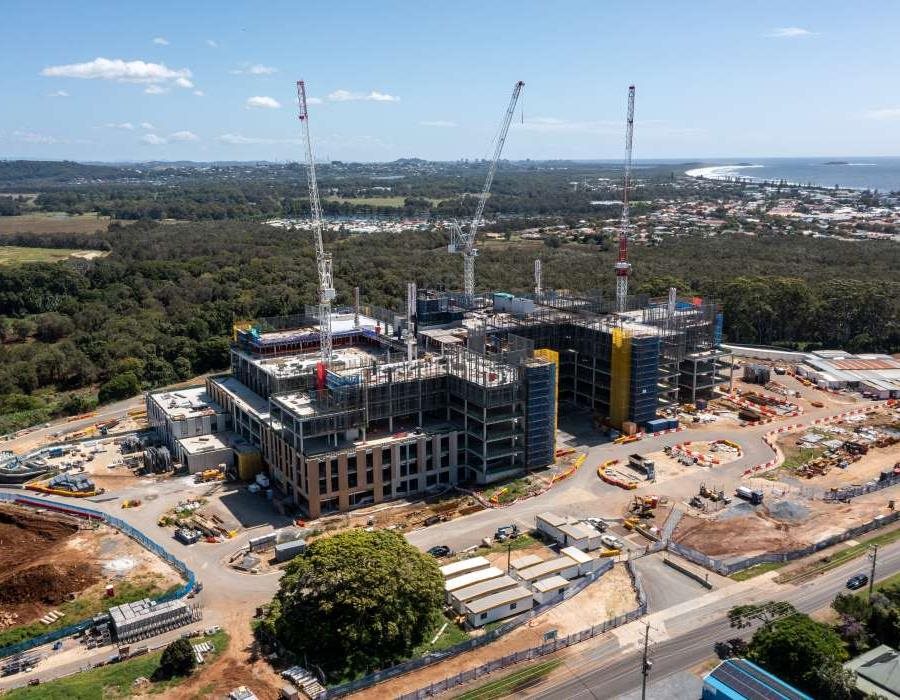 Tweed Valley Hospital site, March 2022